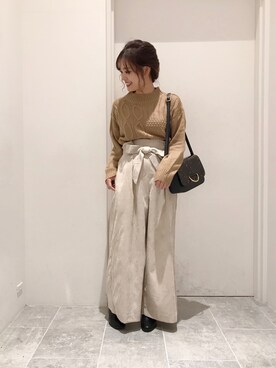 「2018マイベストコーデ」｜「アイテム（ブーティ）」を使った、su8zu1koさん（レディース・150cm）の冬コーディネート