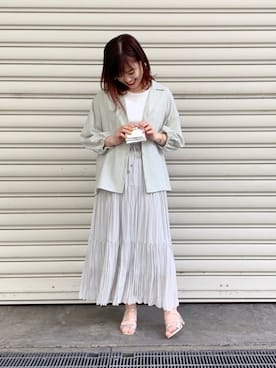 「平成最後のWEARISTAセンバツ」｜「アイテム（キャミソール）」を使った、su8zu1koさん（レディース・150cm）の春コーディネート