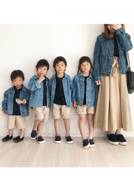 KAOさん(キッズ・100cm)の春コーディネート