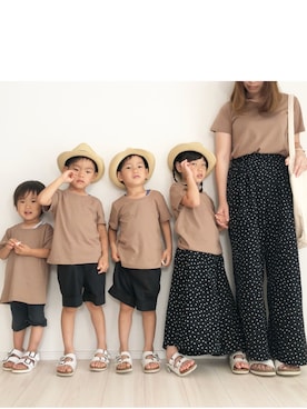 「Daniel Wellington（ダニエルウェリントン）のアイテム」を使った、KAOさん（キッズ・100cm）の夏コーディネート