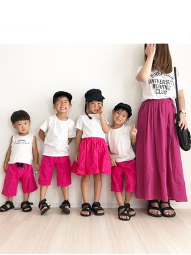 KAOさん（キッズ・100cm）の夏コーディネート