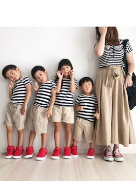 KAOさん（キッズ・100cm）の夏コーディネート