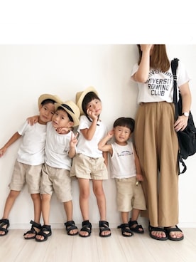 KAOさん（キッズ・100cm）の夏コーディネート