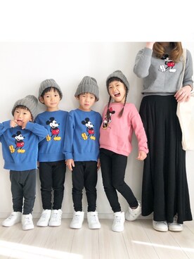 KAOさん（キッズ・100cm）の冬コーディネート