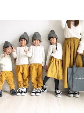 KAOさん（キッズ・100cm）の冬コーディネート