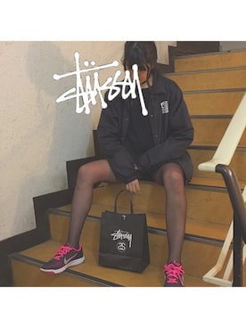 あんちゃん🌹안나さんの（STUSSY | ステューシー）を使ったコーディネート