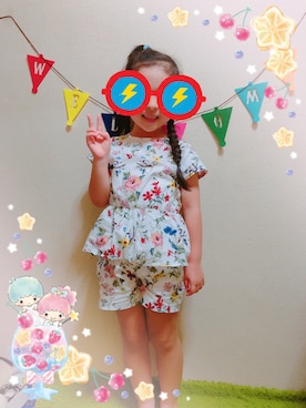 「年長さん」｜みゆちんの娘さんさん（キッズ・120cm）の夏コーディネート
