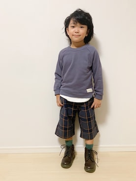 「T>>2（ティーツー）のアイテム」を使った、mmikki0206さん（キッズ・120cm）の秋コーディネート