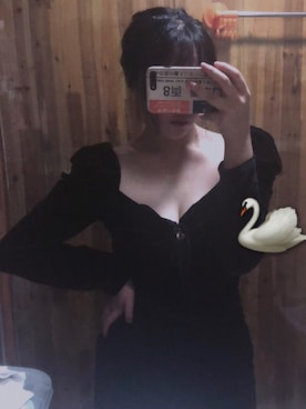 「アイテム（ドレス）」を使った、odileswanさん（レディース・164cm・10代）の秋コーディネート