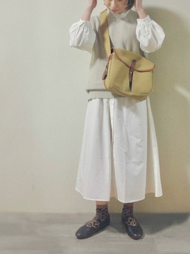 「NIMES（ニーム）のアイテム」を使った、おめぐさん（レディース・158cm）の春コーディネート