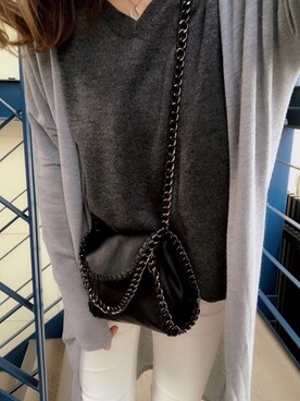 ニット セーターを使った 白スキニー のレディース人気ファッションコーディネート Wear