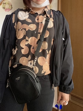 「Calvin Klein（カルバン・クライン）のアイテム（その他アウター）」を使った、さつまいもさん（レディース・155cm）の春コーディネート