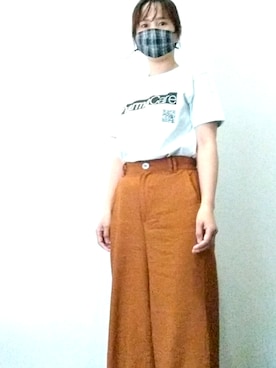 「ラフスタイル」｜「アイテム（財布/小物）」を使った、kikiko さん（レディース・155cm）の夏コーディネート