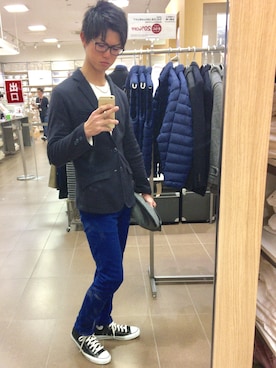 うっちー@プチプラ不可避さん（メンズ・173cm）の冬コーディネート