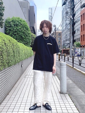 「STUDIOUS SELECT(STUDIOUS SELECT)」｜「アイテム（サンダル）」を使った、吉元 将人さん（メンズ・171cm）の春コーディネート