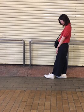 「CONVERSE（コンバース）のCONVERSE コンバース ジャック パーセル / JACK PURCEL（スニーカー）」を使った、にしおさん（レディース・163cm）の夏コーディネート