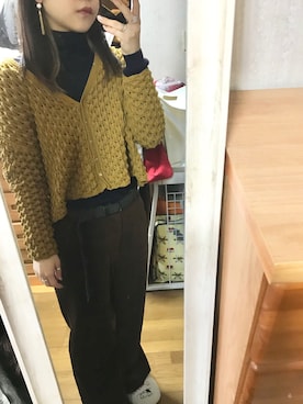 「丈短トップス」｜nnさん（レディース・153cm）の春コーディネート