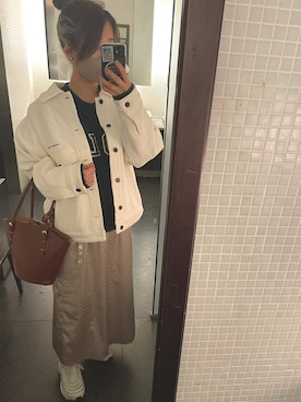 「TENDER PERSON（テンダーパーソン）のアイテム」を使った、nnさん（レディース・153cm）の春コーディネート