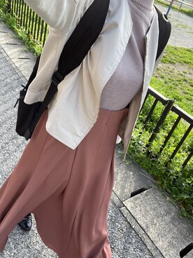 「VIS（ビス）のアイテム（ブルゾン）」を使った、maiiiiさん（レディース・156cm）の春コーディネート