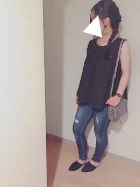 「YEVS（イーブス）のアイテム（アクセサリー）」を使った、𝚜𝚊𝚢𝚊さん（レディース・156cm）の夏コーディネート