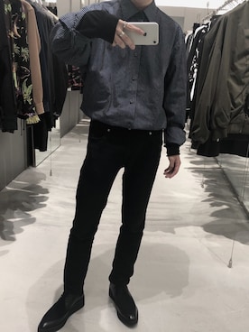 「ラッドミュージシャン」｜「アイテム（ローファー）」を使った、だいちさん（メンズ・165cm）の春コーディネート