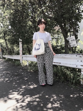 「アイテム（イヤリング）」を使った、twinkletwinsさん（レディース・150cm・20代）の夏コーディネート