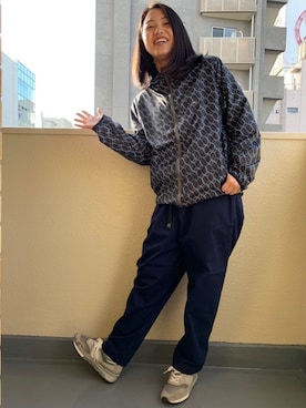AOI.Sさん（レディース・163cm）の冬コーディネート