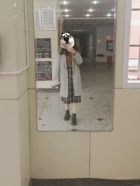 「cache cache（カシュ カシュ）のアイテム（ジャケット/アウター）」を使った、龔kk_さん（レディース・163cm）の春コーディネート