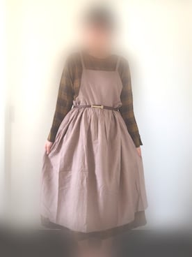 「shuttle notes（シャトルノーツ）のアイテム」を使った、じゅんさん（レディース・160cm）の春コーディネート