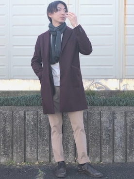 こはくさん（メンズ・177cm）の冬コーディネート