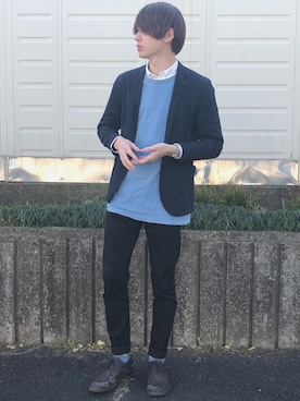 「BERING（ベーリング）のアイテム」を使った、こはくさん（メンズ・177cm）の冬コーディネート