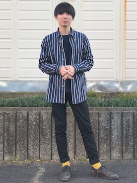 こはくさん（メンズ・177cm）の冬コーディネート