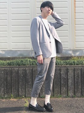 こはくさん（メンズ・177cm）の春コーディネート