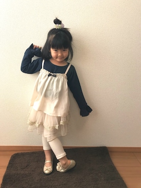 「ロマンチック」｜tsumugi *さん（キッズ・100cm）の冬コーディネート