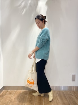 「SHENERY（シーナリー）のアイテム（チョーカー）」を使った、GOTO_156cmさん（レディース・156cm）の冬コーディネート