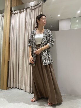 「SHENERY（シーナリー）のアイテム（ブルゾン）」を使った、GOTO_156cmさん（レディース・156cm）の春コーディネート