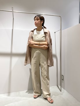 「ペールトーン」｜「アイテム（オールインワン・サロペット）」を使った、GOTO_156cmさん（レディース・156cm）の春コーディネート
