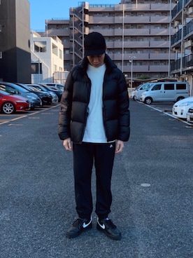 「nike sb 」｜「アイテム（ジャケット/アウター）」を使った、R Tさん（メンズ・175cm）の冬コーディネート