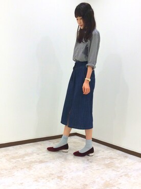 「パンプス×靴下」｜ORientalTRaffic　新宿ミロード店さん（レディース・167cm）の秋コーディネート