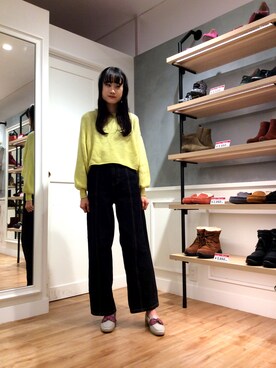 「ORiental TRaffic（オリエンタルトラフィック）のアイテム（ローファー）」を使った、ORientalTRaffic　新宿ミロード店さん（レディース・167cm）の冬コーディネート