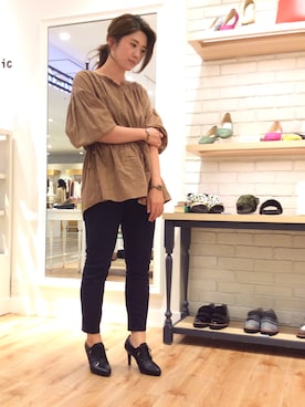 「オリエンタルトラフィック」｜「アイテム（ブーティ）」を使った、ORientalTRaffic　新宿ミロード店さん（レディース・167cm）の秋コーディネート