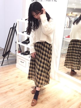 「2111」｜ORientalTRaffic　新宿ミロード店さん（レディース・167cm）の冬コーディネート