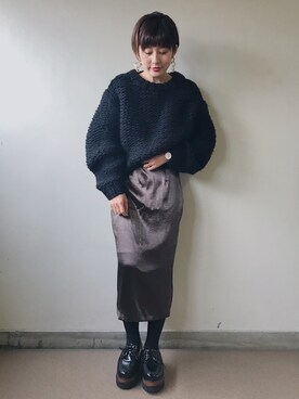 「Another Edition」｜「アイテム（アナログ腕時計）」を使った、yuiさん（レディース・154cm）の秋コーディネート