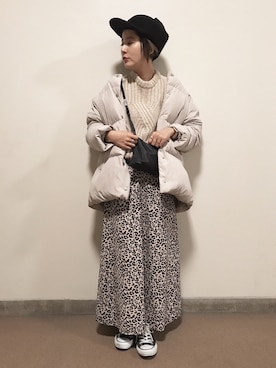 「studio CLIP（スタディオクリップ）のアイテム（ジャケット/アウター）」を使った、yuiさん（レディース・155cm）の冬コーディネート