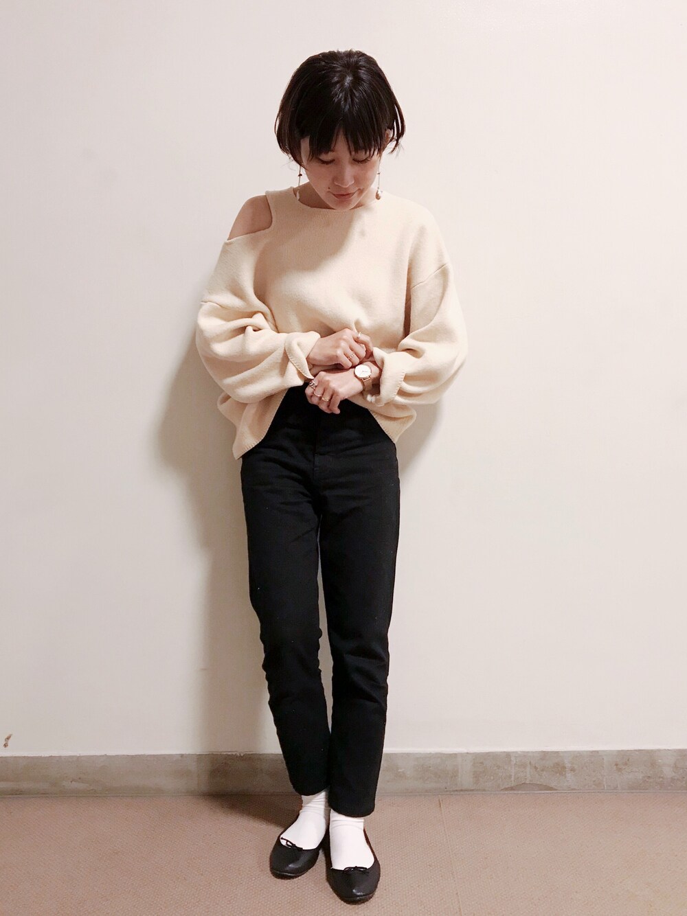 ニット/セーター roku  COTTON SHOULDER SLIT KNIT PULLOVER 6(ROKU)＞COTTON SHOULDER SLIT KNIT PULLOVER/ニット ◇を使った人気