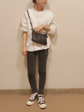 「EDITION（エディション）のACNE STUDIOS SKIN 5 USED スキニーパンツ（デニムパンツ）」を使った、yuiさん（レディース・155cm）の春コーディネート