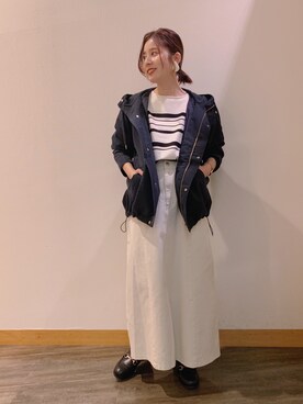 「LEPSIM（レプシィム）のアイテム（ジャケット/アウター）」を使った、yuiさん（レディース・155cm）の冬コーディネート