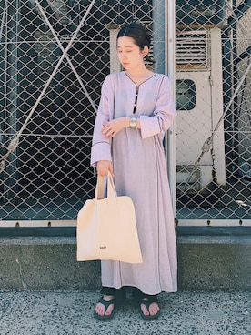 「HANES（ヘインズ）のアイテム（キャミソール）」を使った、yuiさん（レディース・155cm）の夏コーディネート