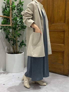 「LEPSIM（レプシィム）のアイテム（ジャケット/アウター）」を使った、yuiさん（レディース・155cm）の秋コーディネート
