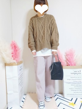 kikisou212さん（レディース・159cm）の冬コーディネート